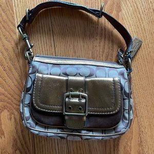 Coach Bag-copper and brown color